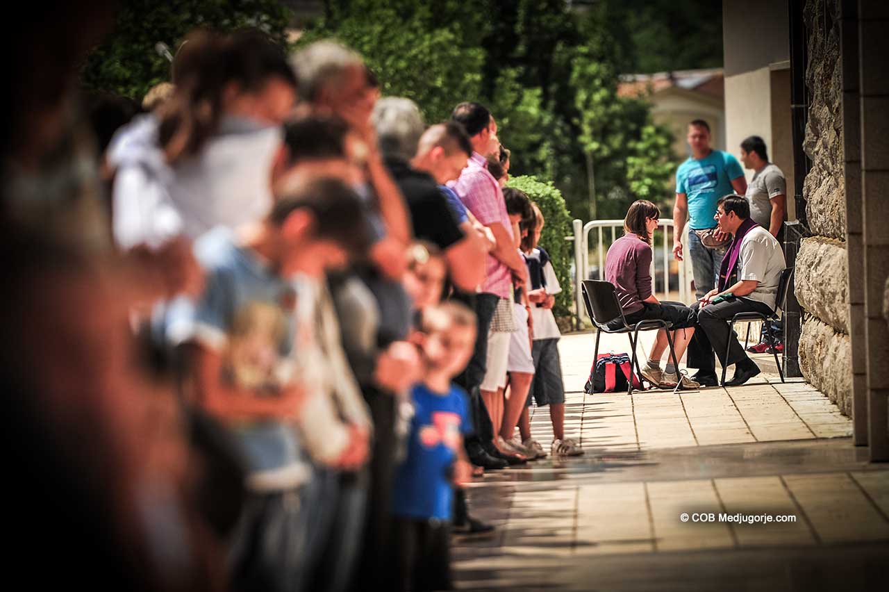 Confession in Medjugorje