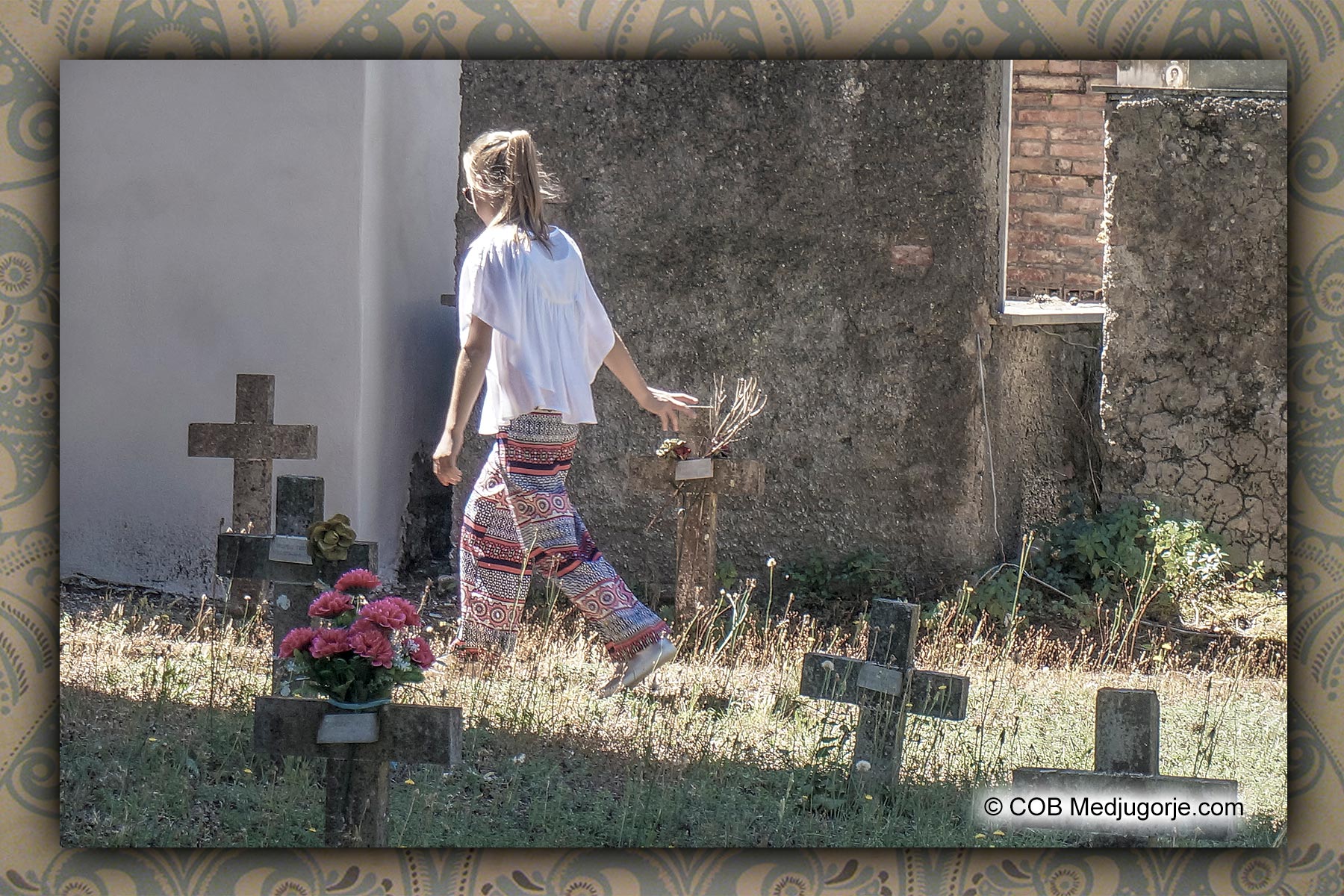 Cemetery in Pofi Italy